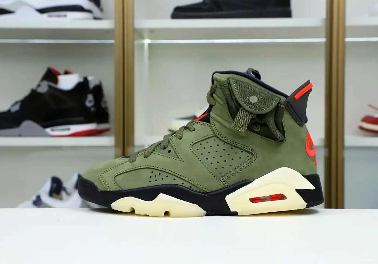6 JORDAN SCOTT 'OLIVE' X RETRO TRAVIS AIR 0423